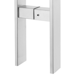 H-shaped Stainless Steel Sliding Door Handle, Double Sided Push Pull Door Handle