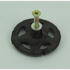 Set of 24 Rustic Brown Cast Iron Western Star Drawer Pulls Knobs