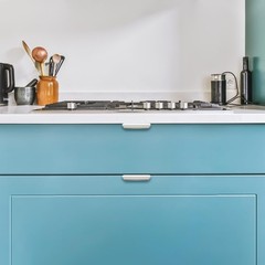 Brushed Nickel Cabinet Handles Finger Edge Pulls 3 Inch CC 6 Pack | Low-Profi…