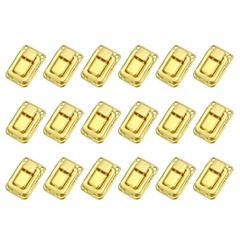 Toggle Catch Lock 1.5″ x 1″, 18 Pack Latch Clasp for Jewelry Box, Gold