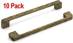 Rergy Pack Cabinet Pulls Antique Brass 7.5″/192MM Hole Center Vintage Brass 8″