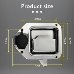 Truck Tool Box Lock Replacement 304 Stainless Steel Latch Tool Box Mechanism