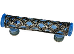 Atlas Tangeres Glass Cabinet Handle 3″ Center Pulls Designer Hand Made USA