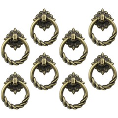 8 Pcs Zinc Alloy Cabinet Drawer Handle Vintage Handles Antique Pulls