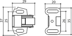 10 Pack Hardware Roller Wheel Spring Cabinet Furniture Closet Door Catch Latc…