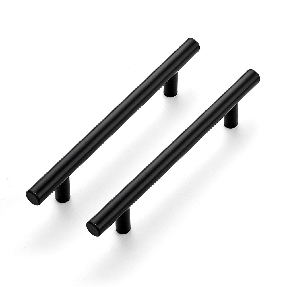 32 PCS 7.38 Inch Matte Black Cabinet Pulls Stainless Cupboard 5 Inch Center
