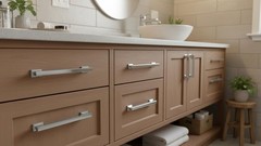 5 PCS 5 Inch 128mm Polished Chrome Kitchen Cabinet Drawer Pulls AL3061CP