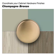 Firenze Collection 1-3/16 In. (30 Mm) Classic Champagne Bronze round Cabinet Kno