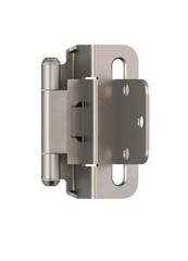 LOT OF 10 Amerock Satin Nickel 3/8 in. (10 mm) Inset Self-Closing (2-Pack)