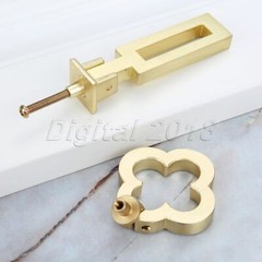 1Pc Fashion Kitchen Cupboard Knobs Drawer Handles Dresser Drawer Brushed Brass