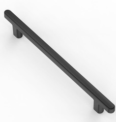 Alzassbg 10 Pack Modern Matte Black Cabinet Pulls 6-1/4 in. (160mm) Hole Centers