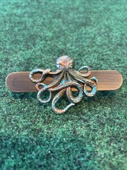 Octopus Drawer Knobs Pulls Set of 6 Brass Cabinet Hardware 4” Free Shipping