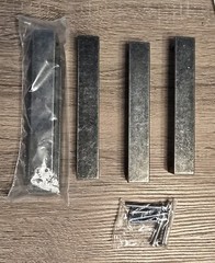 Distressed Antique Style Cabinet Drawer Handle Pull 5″ Hole Center 6 Pc NEW