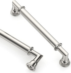 Asidrama 10 Pack 5 Inch(128mm) Brushed Satin Nickel Kitchen Cabinet Handles, Cab