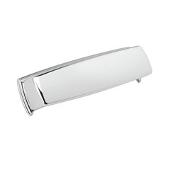 BP5380126 Polished Chrome Cup Pull 33/4 Inch 96mm Center Drawer Pull Kane