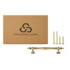 Brass Cabinet Pulls 5″ Kitchen Hardware Handle Drawer Pull Furniture Handles