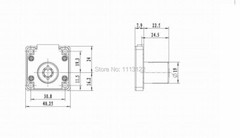 7 Pins Tubular key Desk Drawer Lock Furniture Lock 7 Pins Furniture Drawer Lock