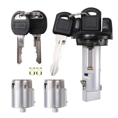 Ignition Switch Lock Cylinder and Door Lock Cylinder Set with Keys | 702671