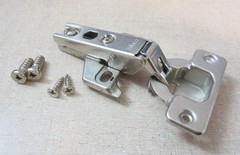BLUM Hinge 84.555-01 A1 w/ Slide-On Plate 198.860-01 22 (Matches 198.660-01.22)