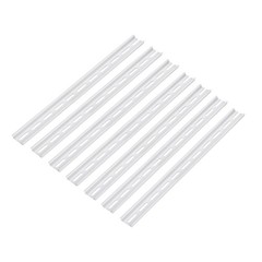DIN Rail Slotted Aluminum Mounting Guide 14″ x 1.4″ x 0.3″ Pack of 10 Pcs