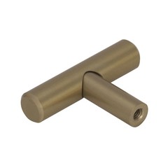 Corp Bar Pulls 115/16 In 49 Mm Length Golden Champagne Cabinet Knob 10 Pack