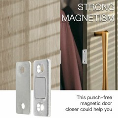 4 Pack Kitchen Cabinet Magnetic Door Catch Latch Closures Strong Hold