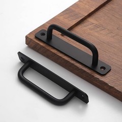12 Pack 5 Inch 128mm Matte Black Cabinet Handles Aluminum Drawer Pulls
