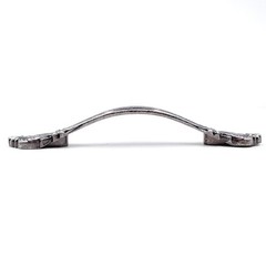 Cabinet Hardware Handle Pull 5 PCS Aged Silver 2-1/2 Inch 64mm Hole Centers