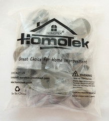 Homotek 15 Piece Antique Brass Recessed Round Drawer Knob Handle Kitchen Dresser