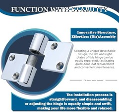 SHENGHUISS Boat Hinge Lift Off Hinge Marine Grade 316 Stainless Steel Strap H…