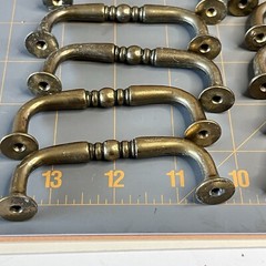 Hickory Hardware Tranquility Lancaster Brass 3″ Cabinet Handle Pull Reclaimed U