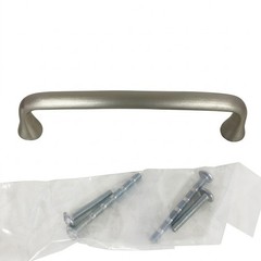 Signature Hardware Orvin 5.125″ Brass Cabinet Pull Brushed Nickel SH551072BN