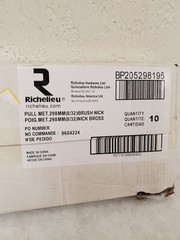 *10-PACK* Richelieu Roosevelt 11-3/4 in. Modern Brushed Nickel Cabinet Bar Pull