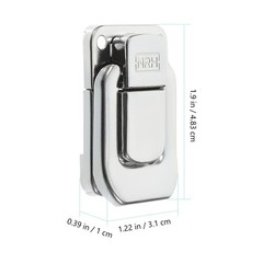 Waterproof Iron Box Latches for Cabinets Drawers and Travel Bags