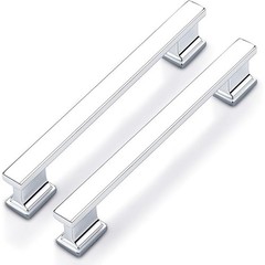 Zinc Alloy Chrome Cabinet Pulls Hardware Kit W/ Screws Drawers Cabinets New