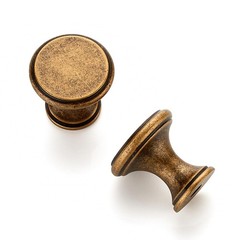 10 PCS Antique Brass Kitchen Cabinet Knobs Solid Zinc Handles Drawer Pulls