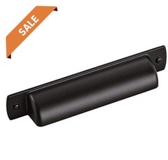 *10-PACK* Amerock Rochdale 3-3/4 in. Classic Matte Black Cabinet Cup Pull *NEW*