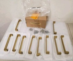 *10-PACK* Sumner Street Redmond 5-1/4 in. Satin Brass Drawer Pull (RL070083VP)