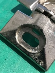 Single (1) Grass 850 Nickel Cabinet Hinge w/ 830-53 Mounting plate Self Close 1″