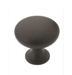 6 Pack Amerock BP53005FB 1-1/4 Inch Cabinet Knob – Flat Black