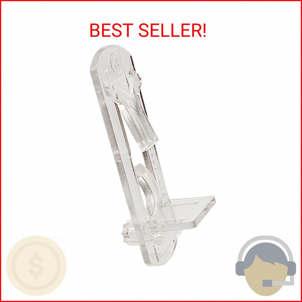 Prime-Line R 7316 1/4 In., Plastic, Clear Locking Shelf Pegs 6 Count (Pack of 1)