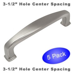 *5 Pack* Cosmas Cabinet Hardware Satin Nickel Handle Pulls #4390SN