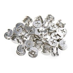 Cam Lock Nuts for Furniture 30Pcs, 0.57 x 0.37 Inch | Repair Haredware, Cam