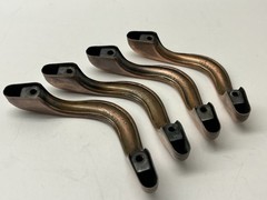 Vintage MCM Boomerang Cabinet Pulls by N.L. Co./Youngstown — RARE Copper Color!!