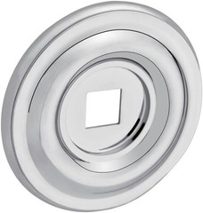 Baldwin 4902.BIN 1-1/2 Inch Diameter Cabinet Knob Backplate – Chrome