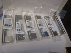 Lot of 6 yes 6 Brainerd P44274W-SS-c 3-3/4 C-C Modern Pull heavy