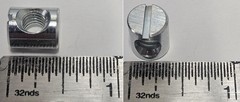 12 PCS Cross Dowels/Barrel Nuts 1/420 12mm x 10mm Zinc Plated CNC Hardware