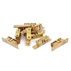 10 PCS 50mm Furniture Cabinet Door Brass Dual Ball Roller Catch Latch Hardware