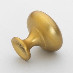 GlideRite 1-1/8 in. Dia Satin Gold Classic Round Cabinet Knobs (10-Pack)