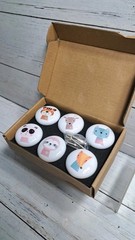 6pcs 1.5″ Ceramics Cute Nursery Cabinet Dresser Drawer Knobs Kids Animal Drawer